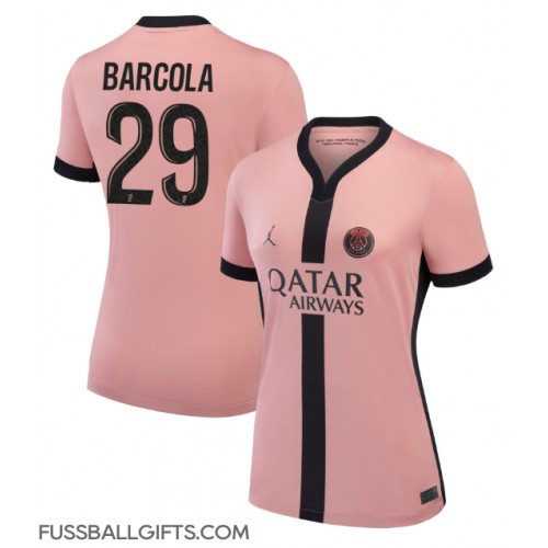 Paris Saint-Germain Bradley Barcola #29 Fußballbekleidung 3rd trikot Damen 2024-25 Kurzarm